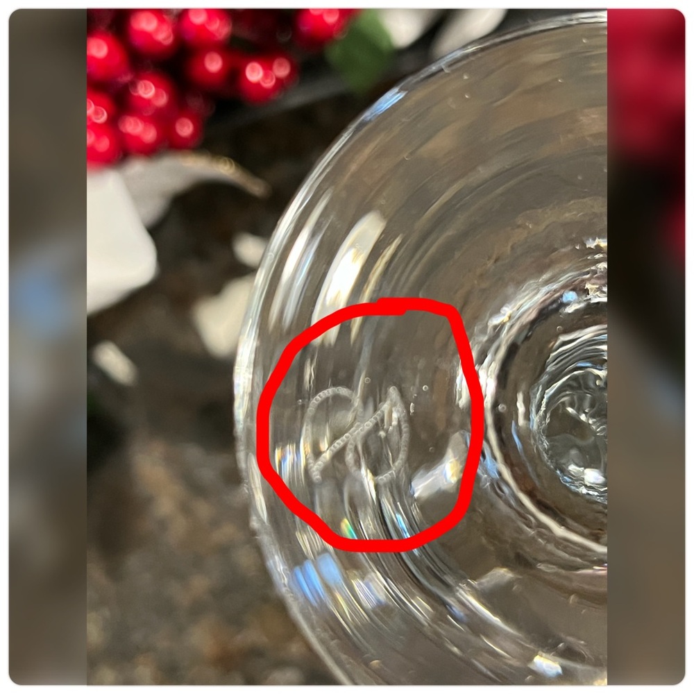 Pasabahce-Crystal Etched Champagne Glasses-Made In Turkey-Rare! - Picture 6 of 6